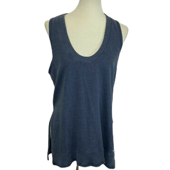 FREE PEOPLE Cozy Girl Side Slit Tank Top Sz XSMALL‎ - Picture 1 of 13